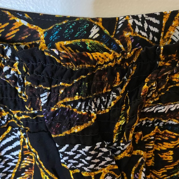 New Look 3x Plus Woman’s Black W/color Lounge Pants Elastic Waist Back, Soft NWT - Picture 7 of 10